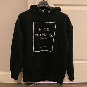 Wu-Tang 36 Chambers Hoodie Large Black